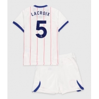 Camisa de Futebol Chelsea Maxence Lacroix #5 Equipamento Alternativo Infantil 2026-27 Manga Curta (+ Calças curtas)
